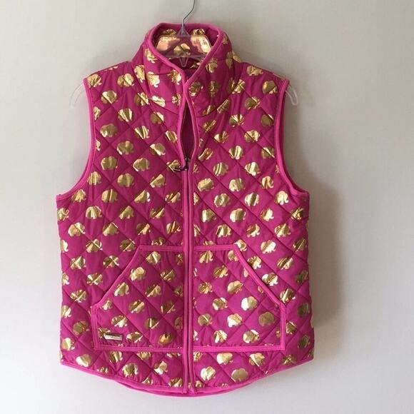 Simply Southern Elephant Quilted Vest Medium‎ - Picture 1 of 9